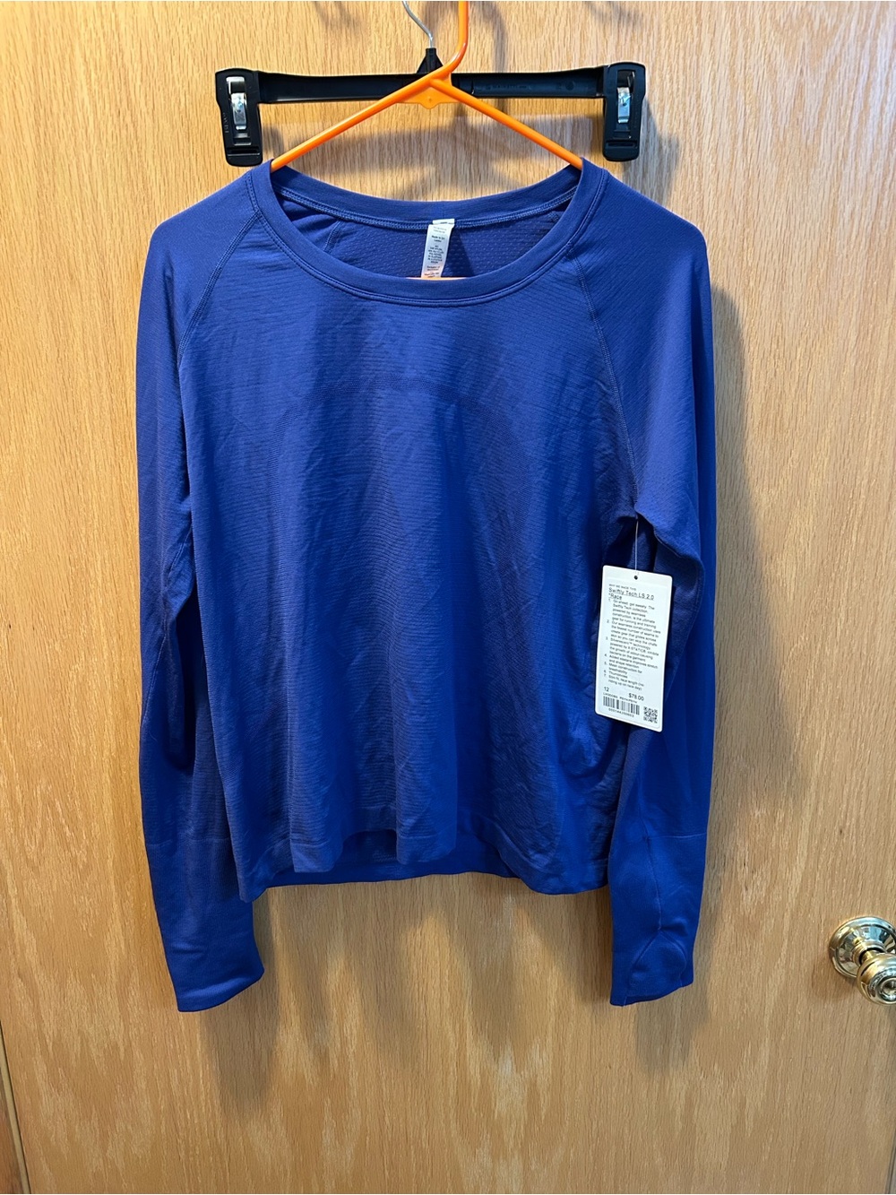 Lululemon swiftly Long-Sleeve Crewneck Top - Deep Blue